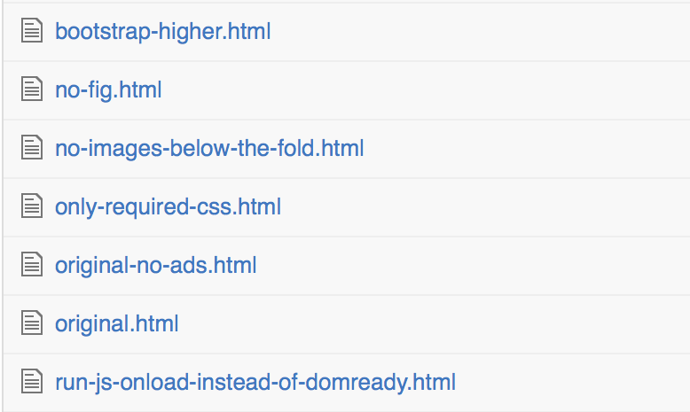 Some of the hand-made performance optimisations