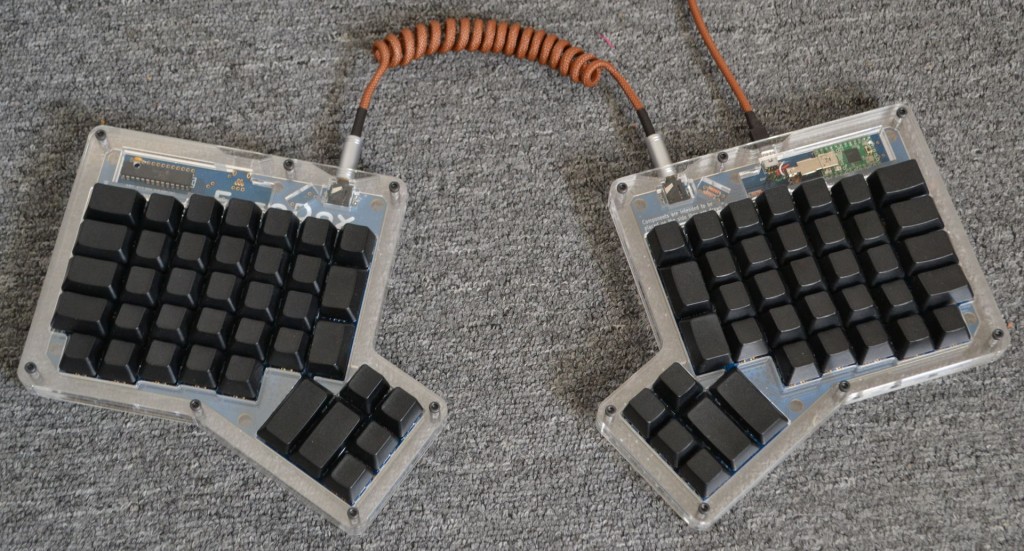 The finished ErgoDox